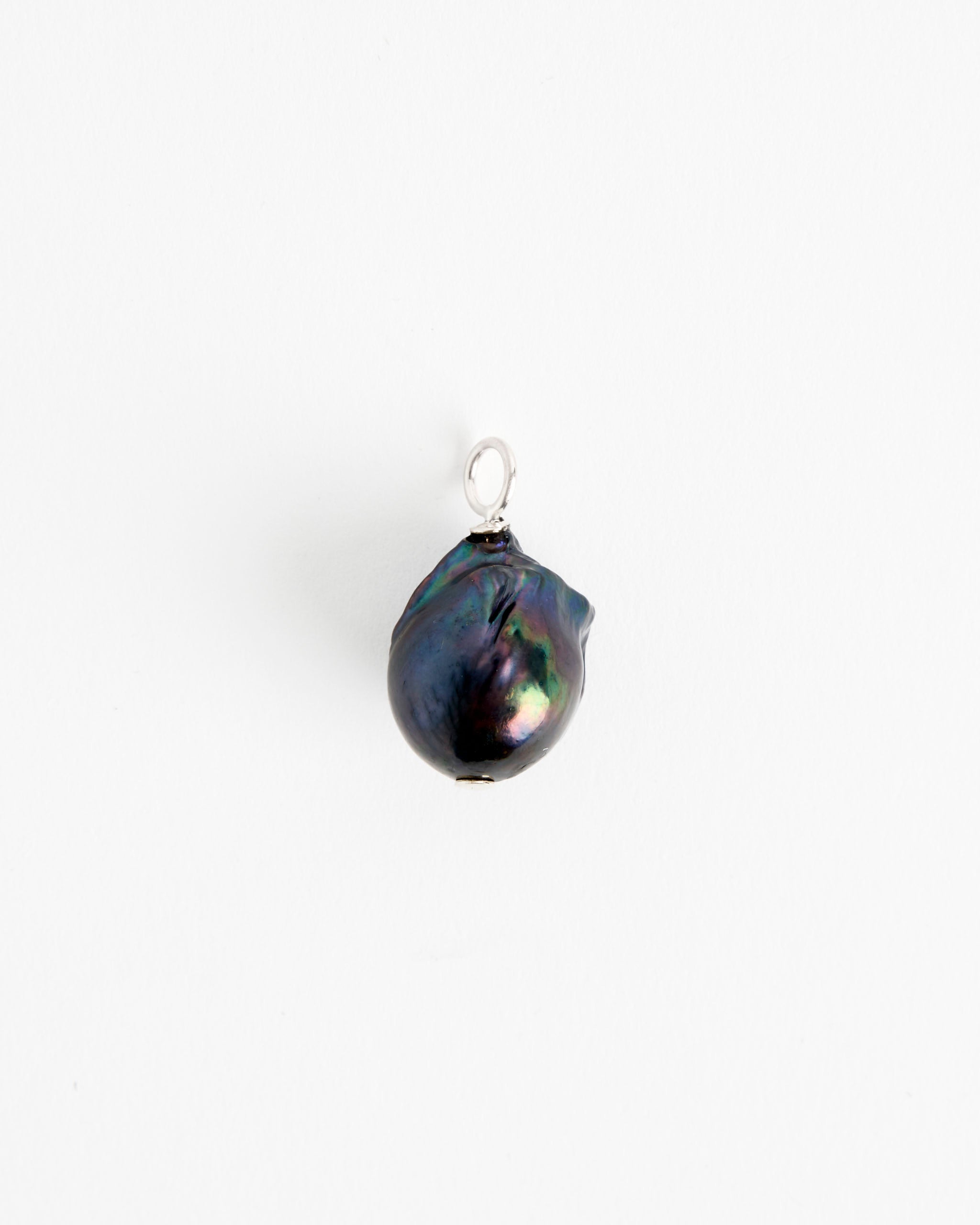Black Beetle Pearl Pendant