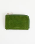 L Zip Wallet in Lime Green
