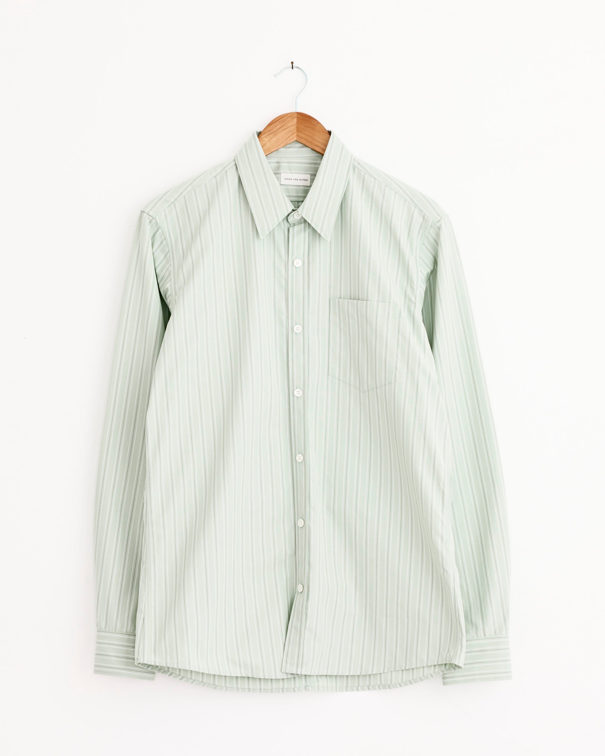 Cotton Shirt in Pistache