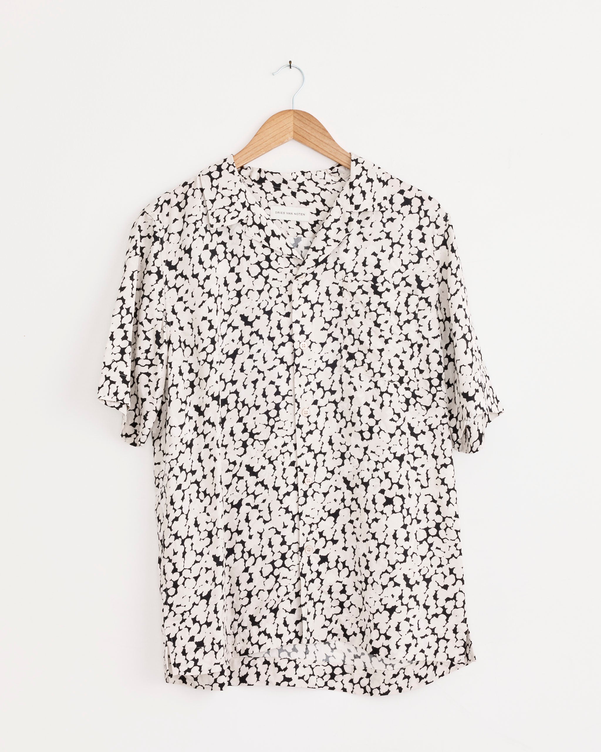 Printed Shirt in Ecru