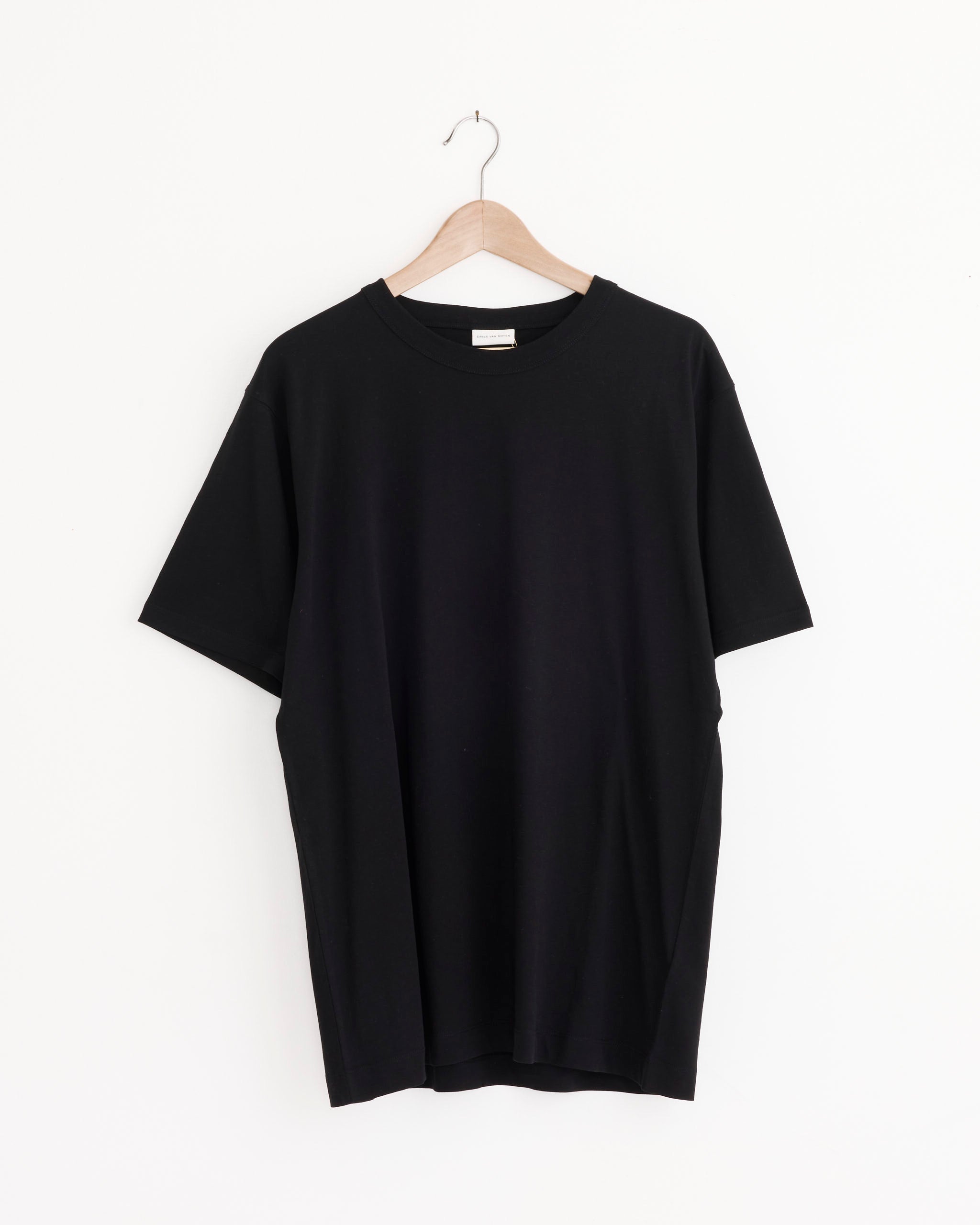 Cotton T-Shirt in Black