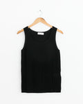 Knit Tank Top in Black