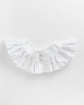 Ruffled Belt in White