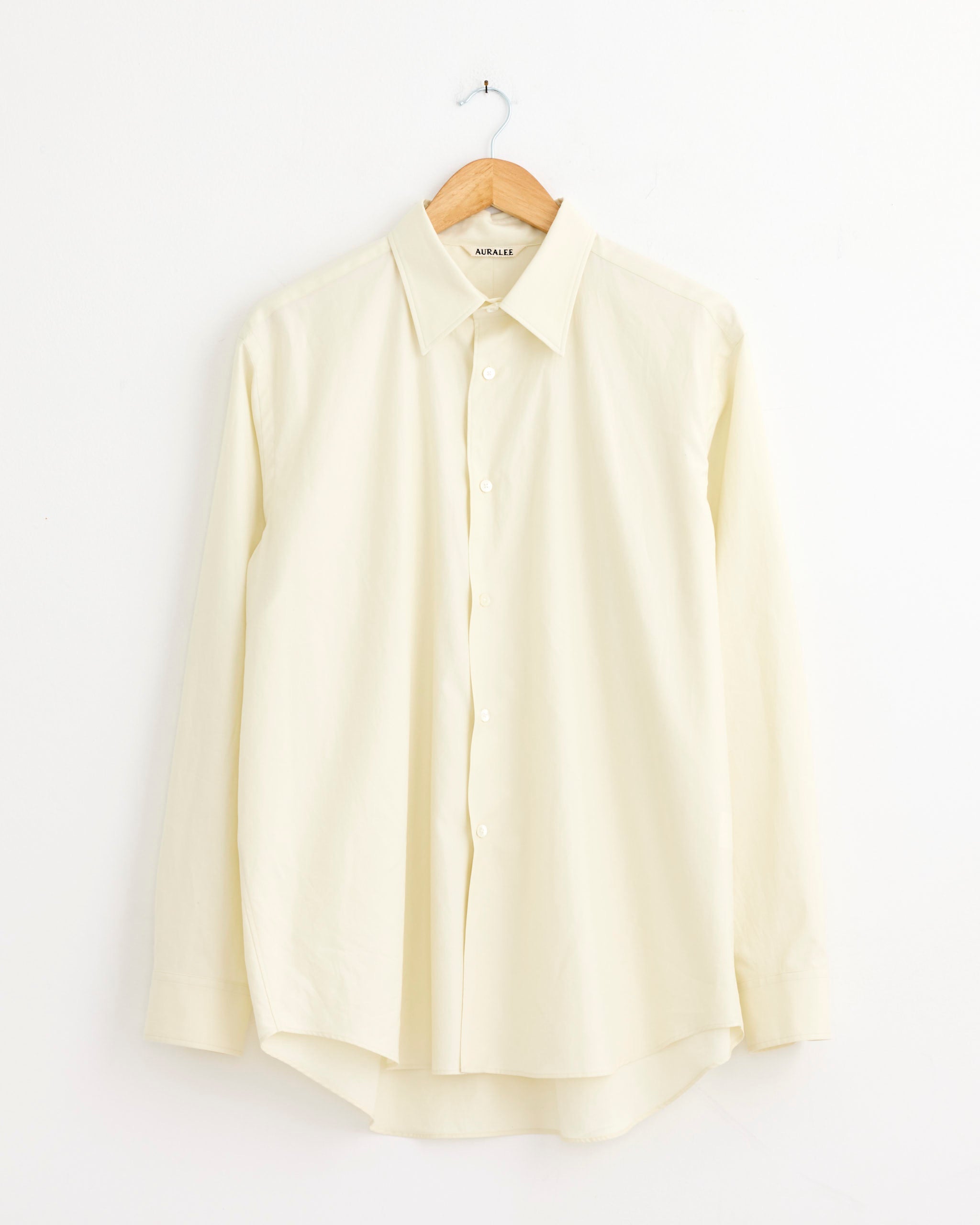 Washed Finx Twill Shirt in Vanilla