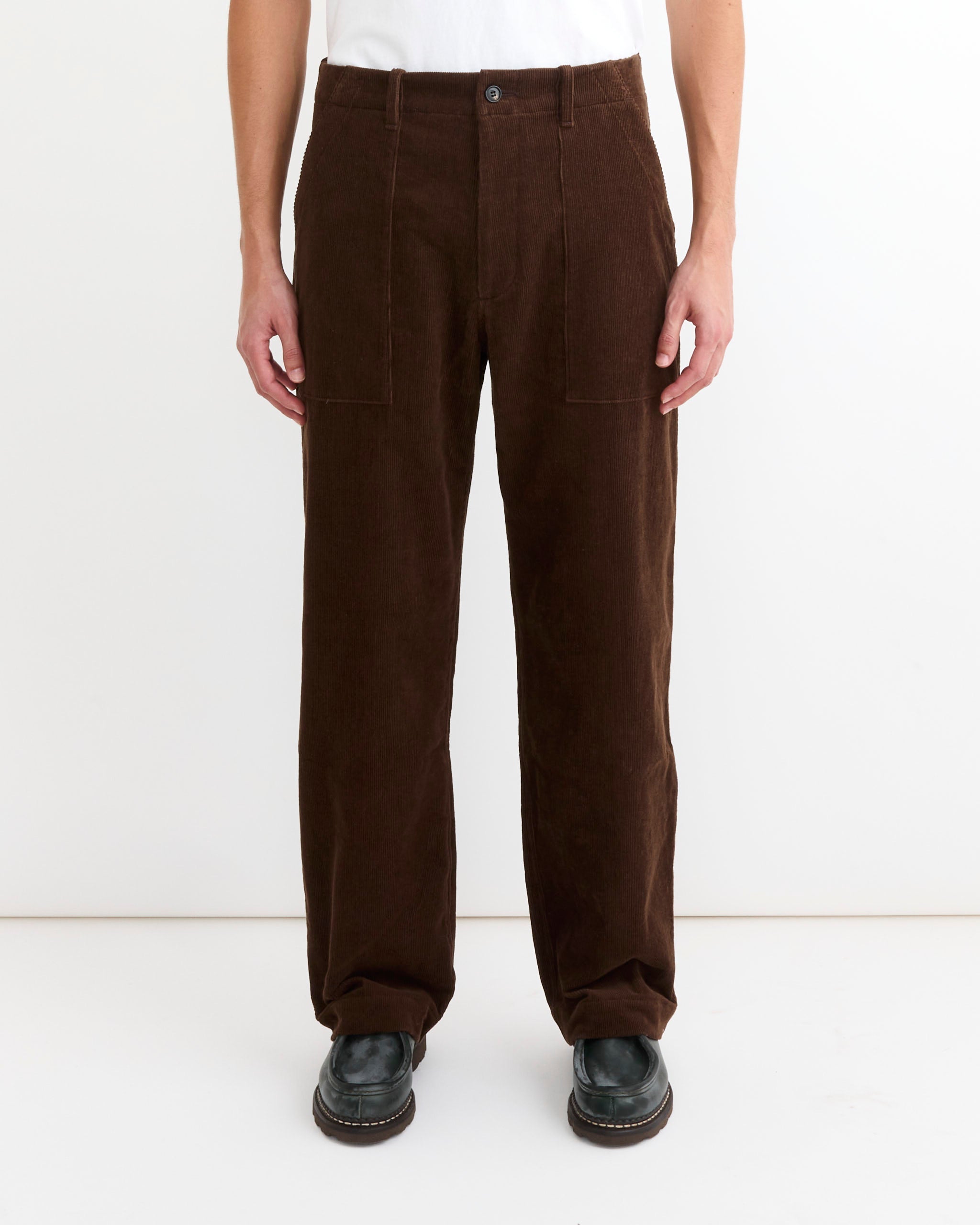 Toyon Pant in Washed Corduroy Brown
