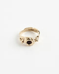 Spell Ring in Gold Plated Bronze