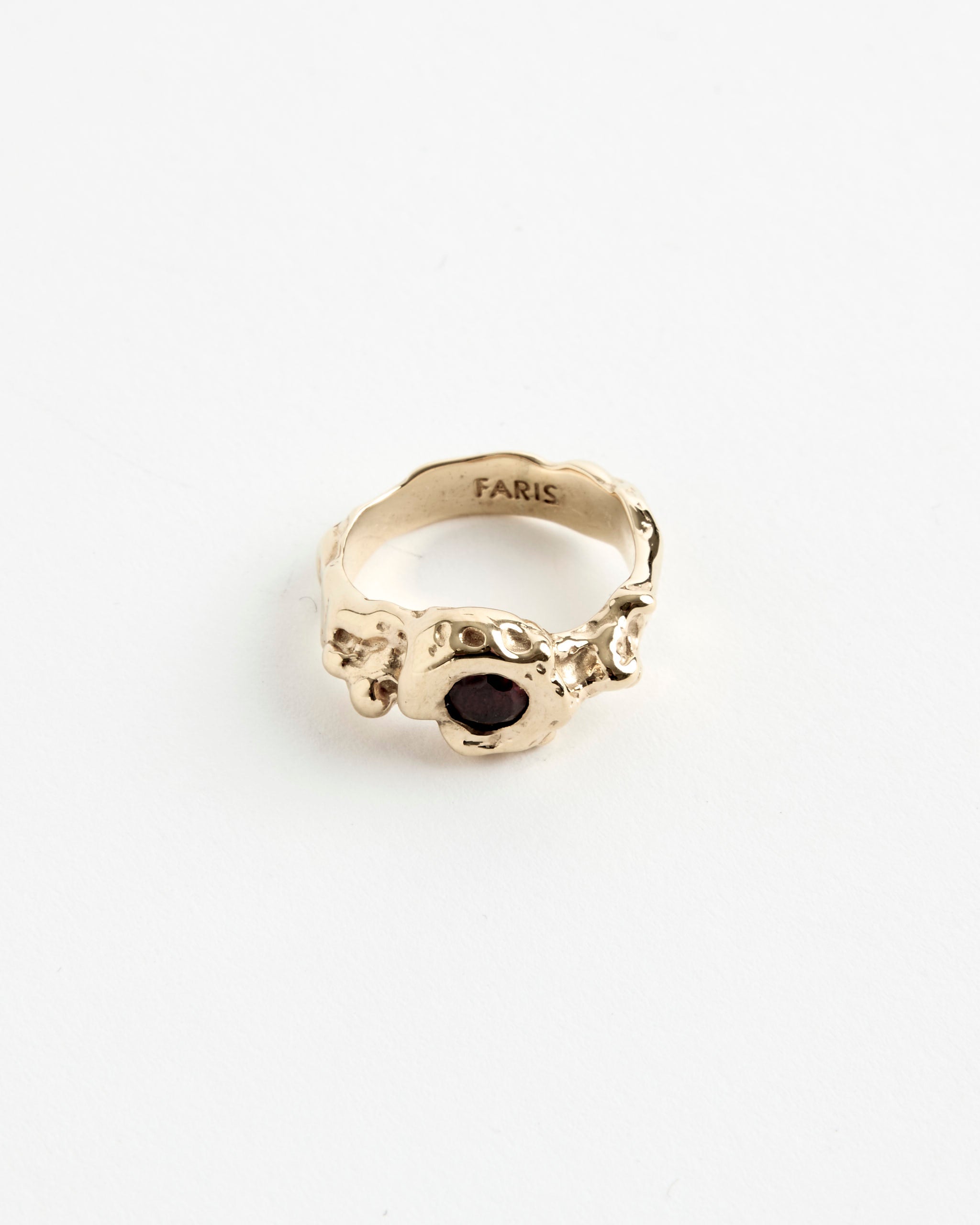 Spell Ring in Gold Plated Bronze