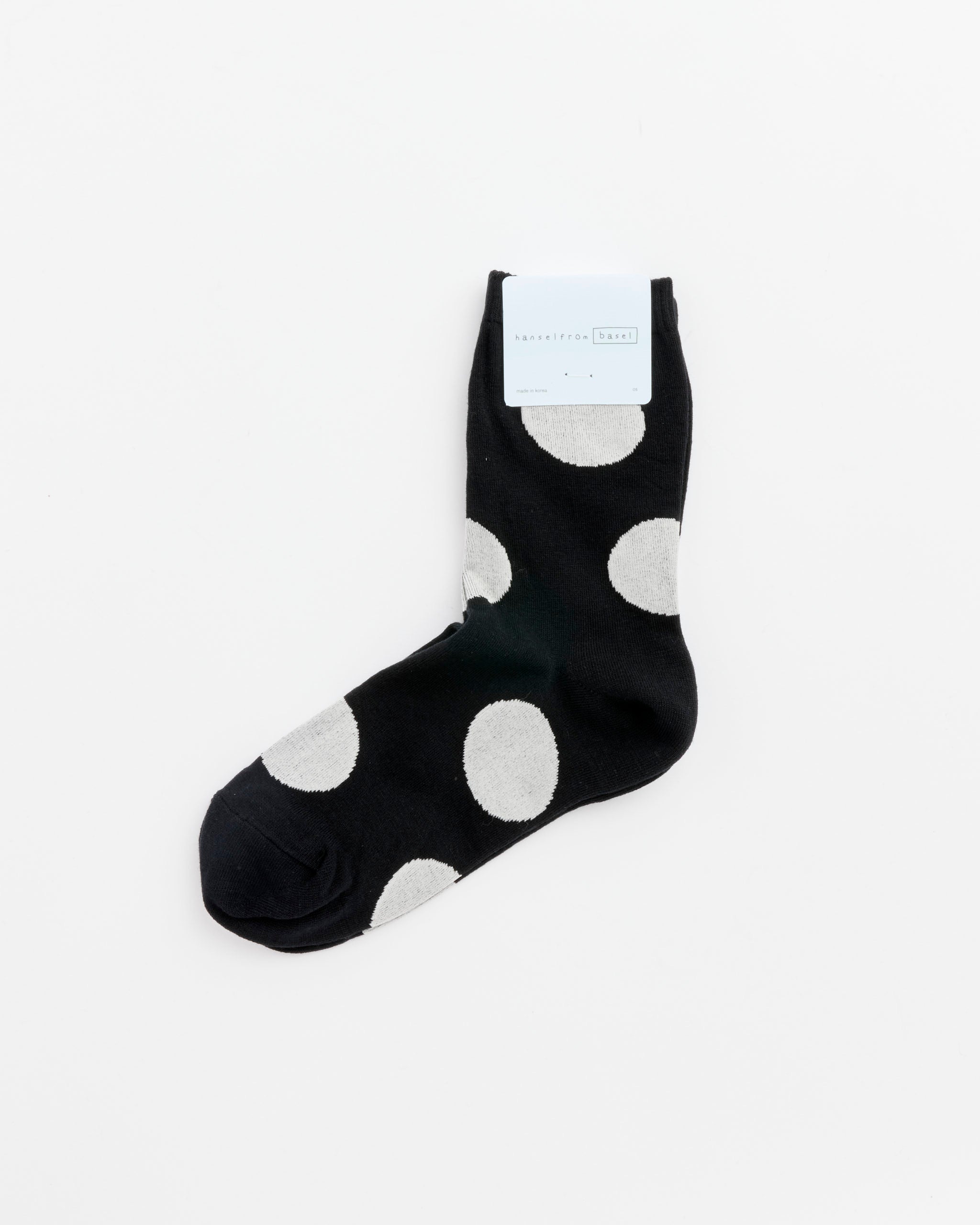 Rie Crew Socks in Black