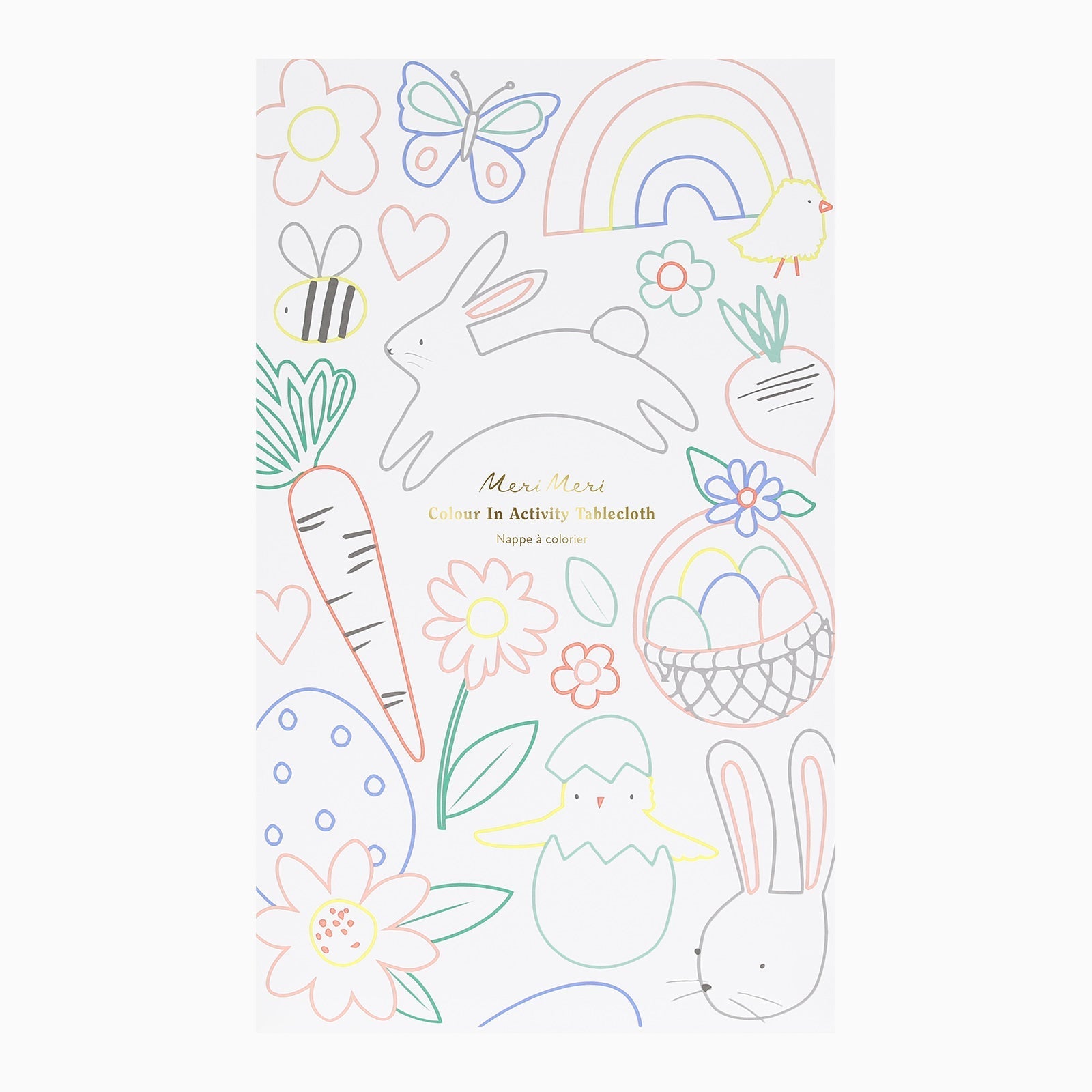 Meri Meri Easter Colour In Activity Tablecloth