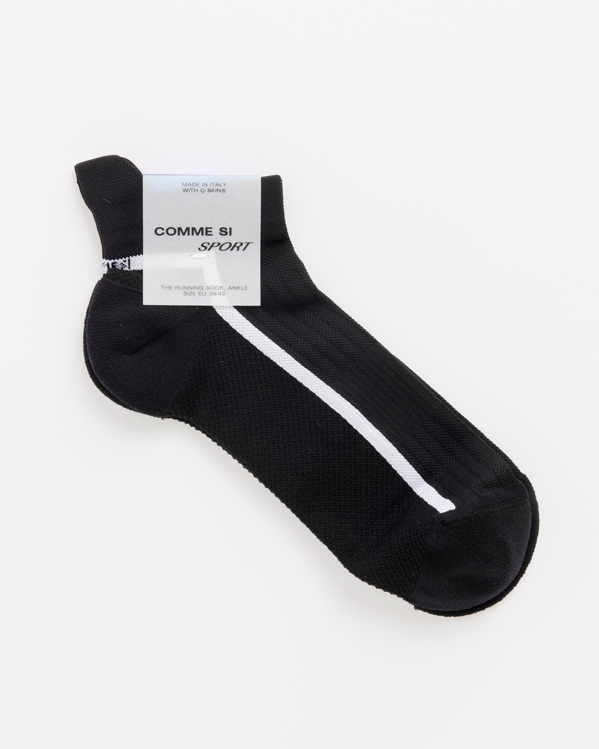 The Running Sock Ankle in Black