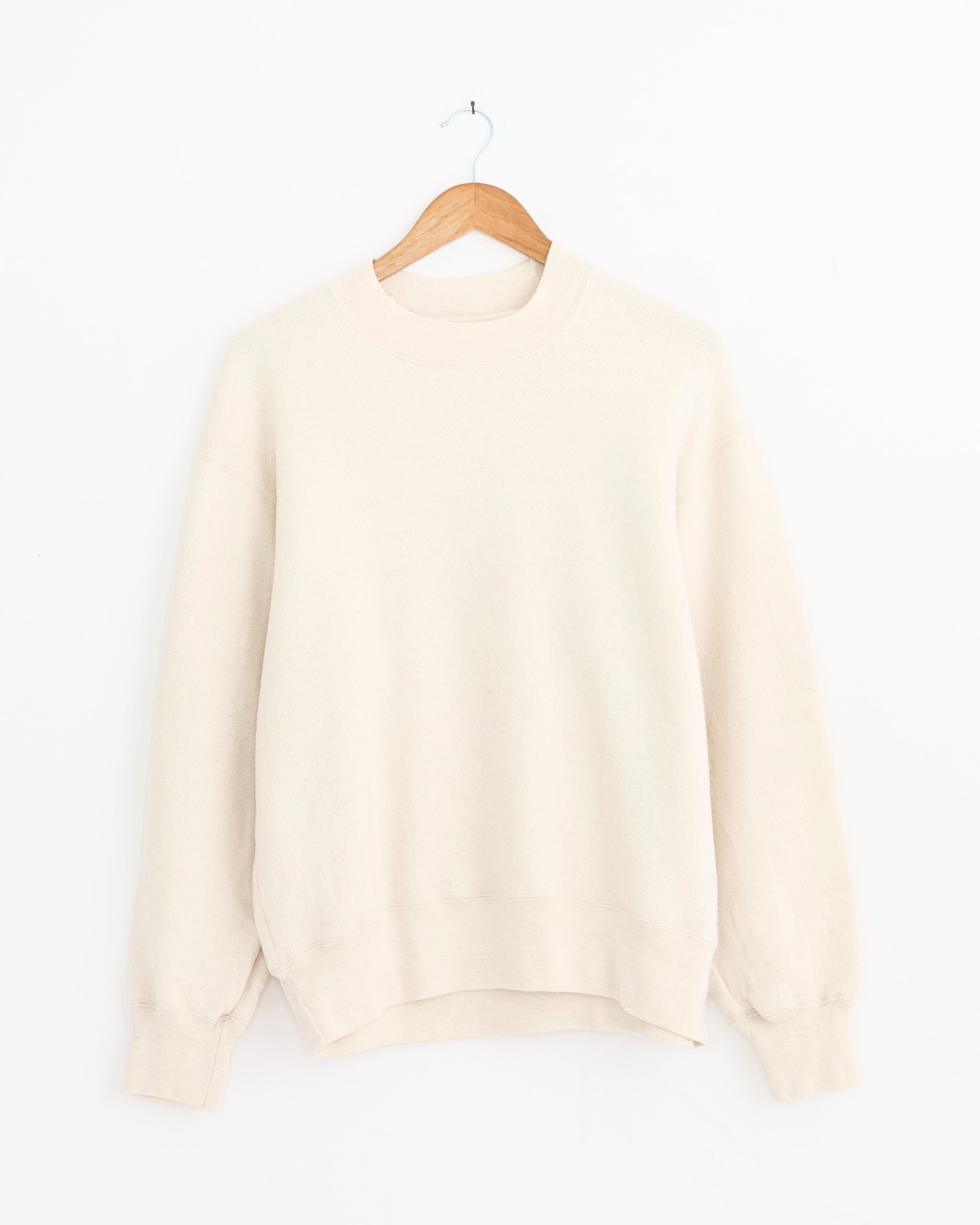 Half Mock Sweatshirt in Undyed