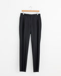Double Pleat Trouser in Dark Grey