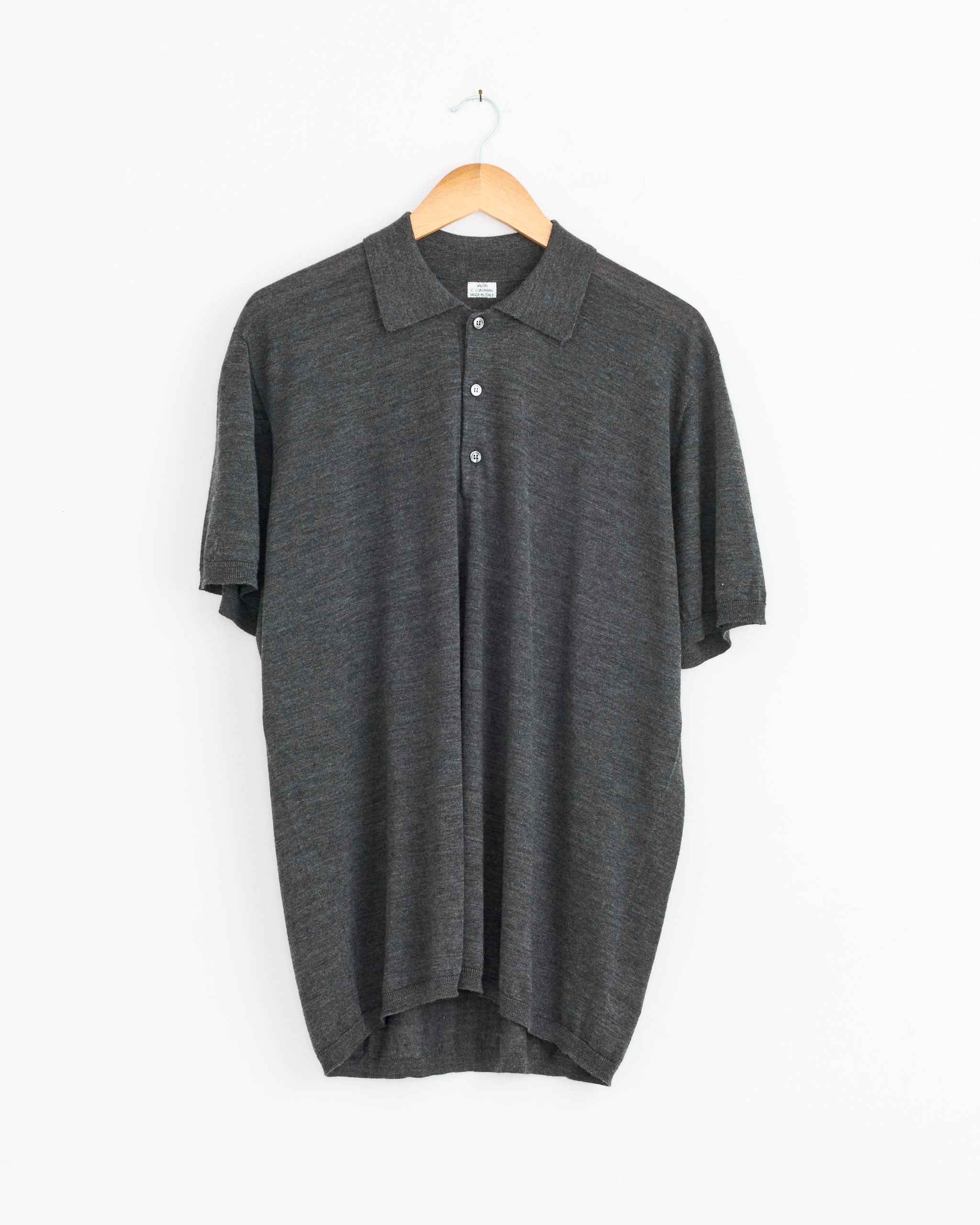 Polo in Grey Melange