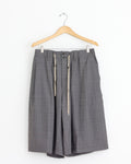 Circular Short Pant in Glen Check
