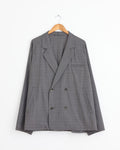 Double Breasted Jacket in Glen Check