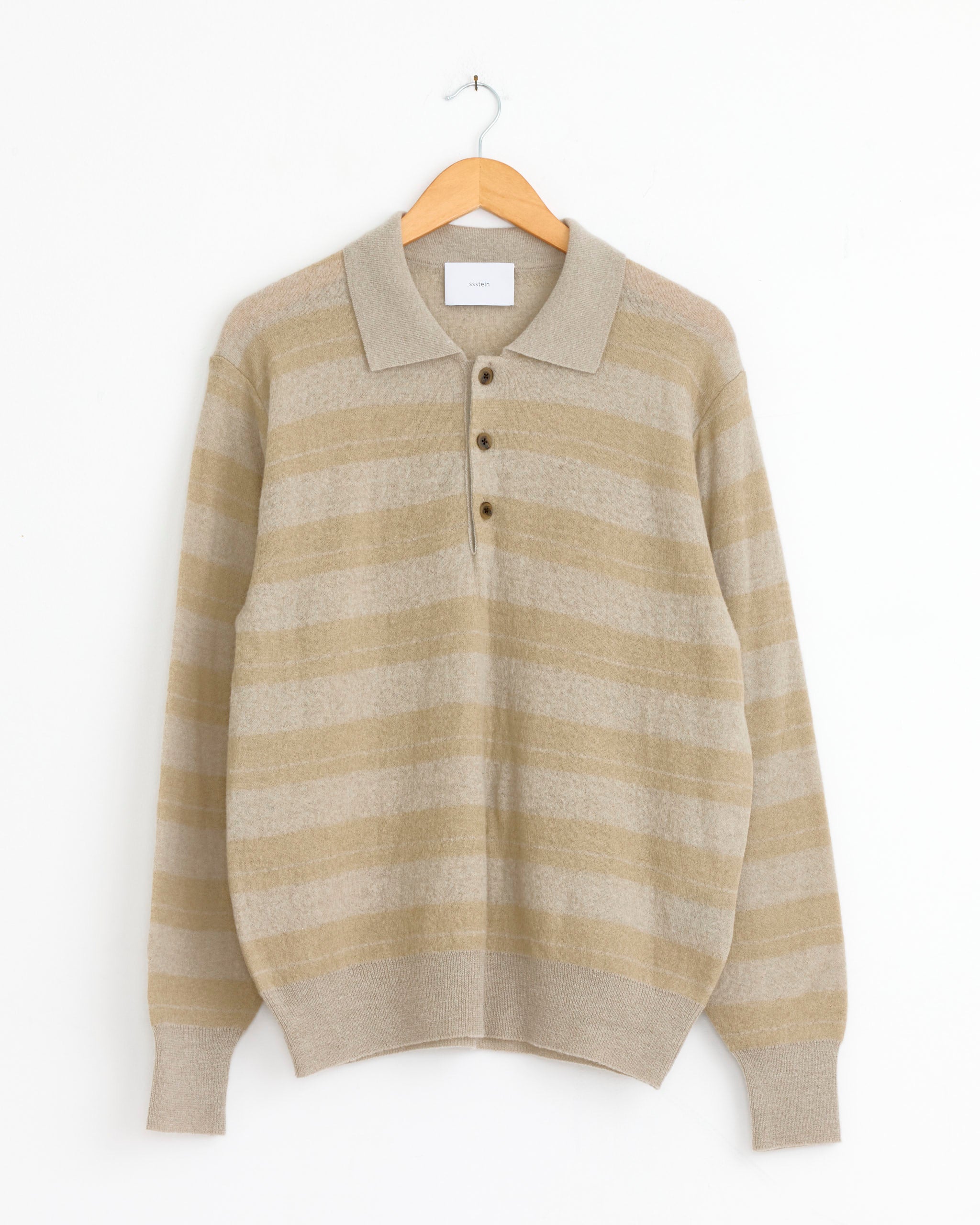 Striped 1483 Sweater in Beige Grey Mix