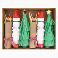 Meri Meri Santa, Reindeer & Tree Crackers