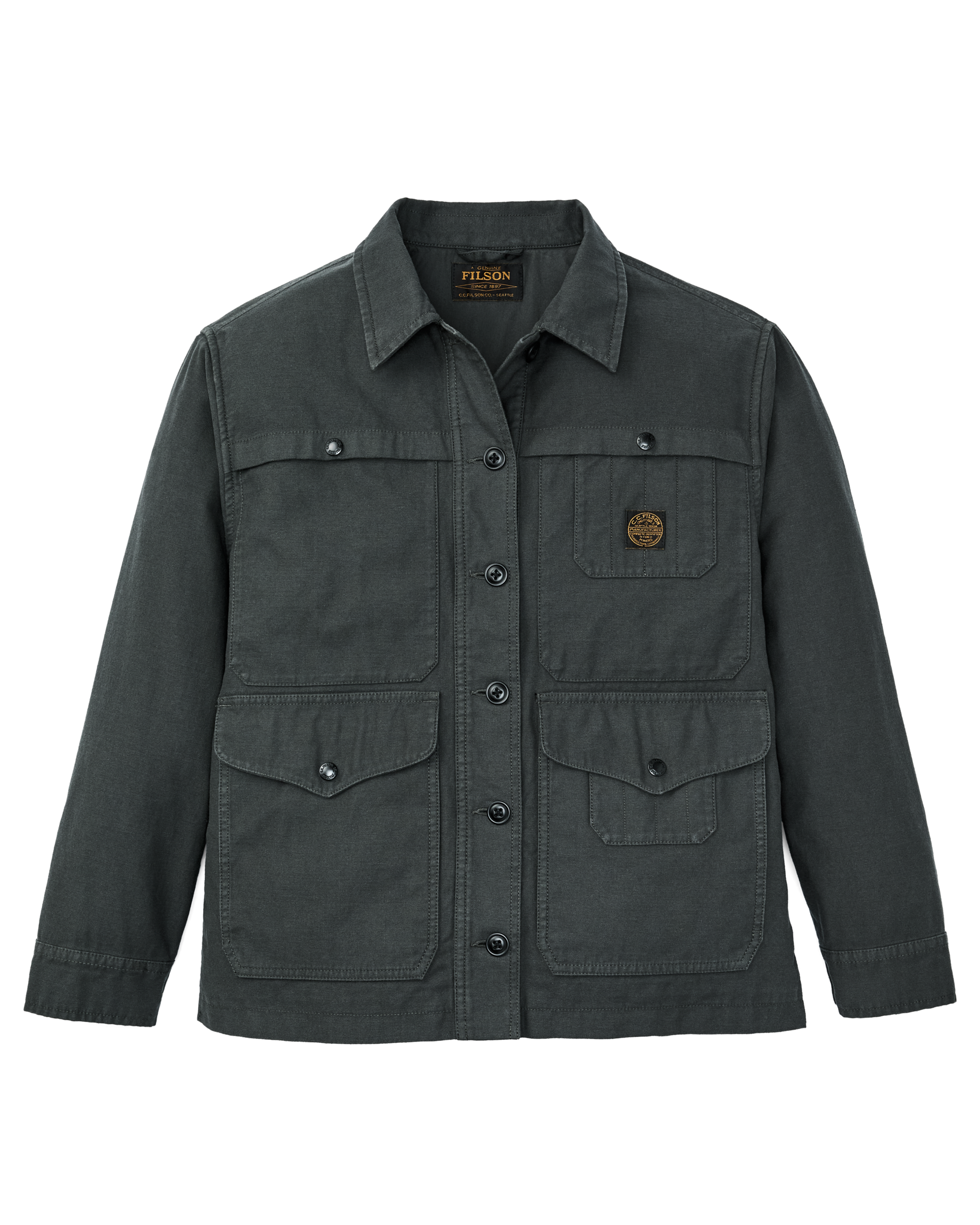 Women's Reverse Sateen Cruiser Jacket - Faded Black