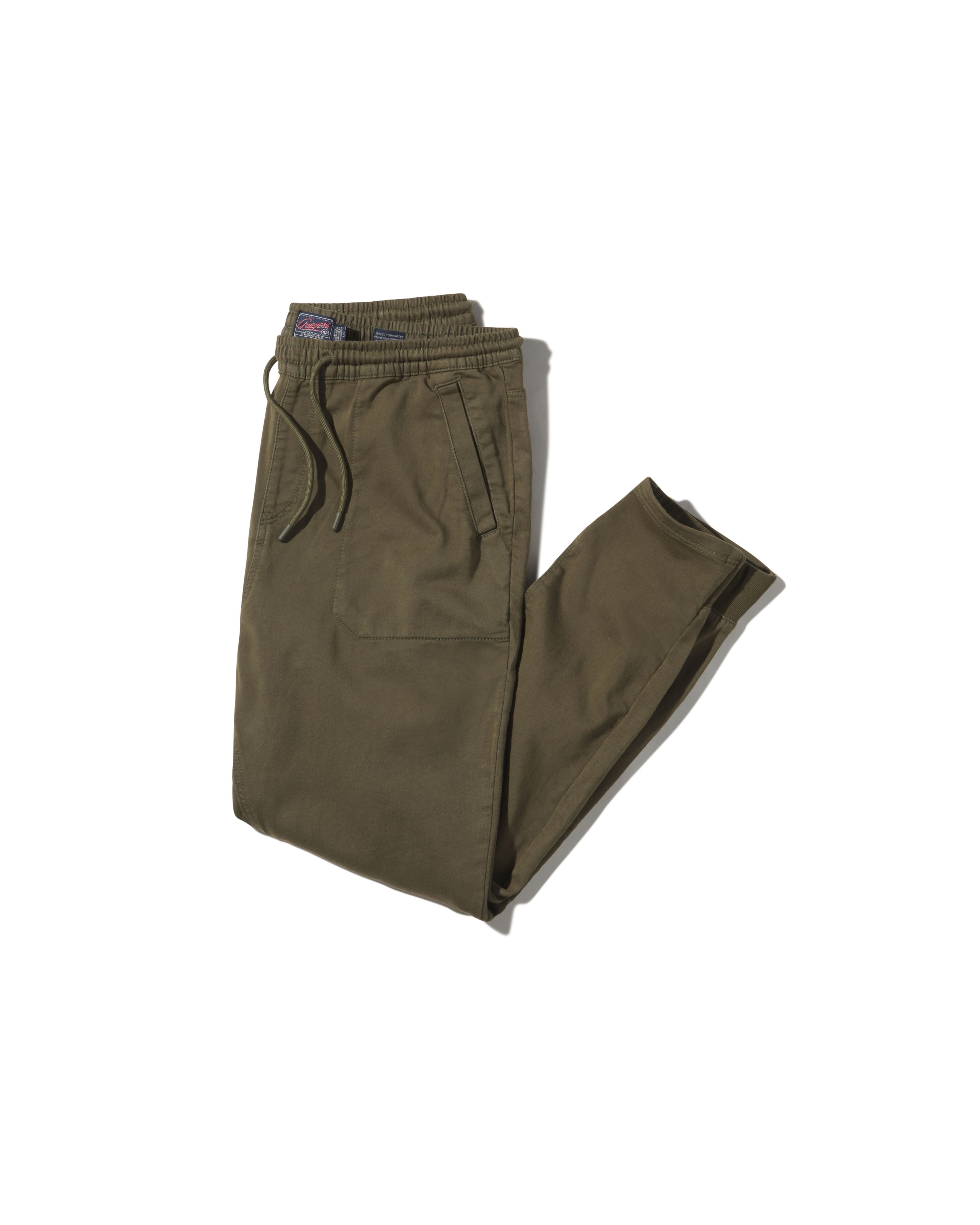 Hybrid Stretch Jogger - Military Olive