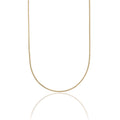 Franco Chain in Hollow Yellow Gold - 2mm