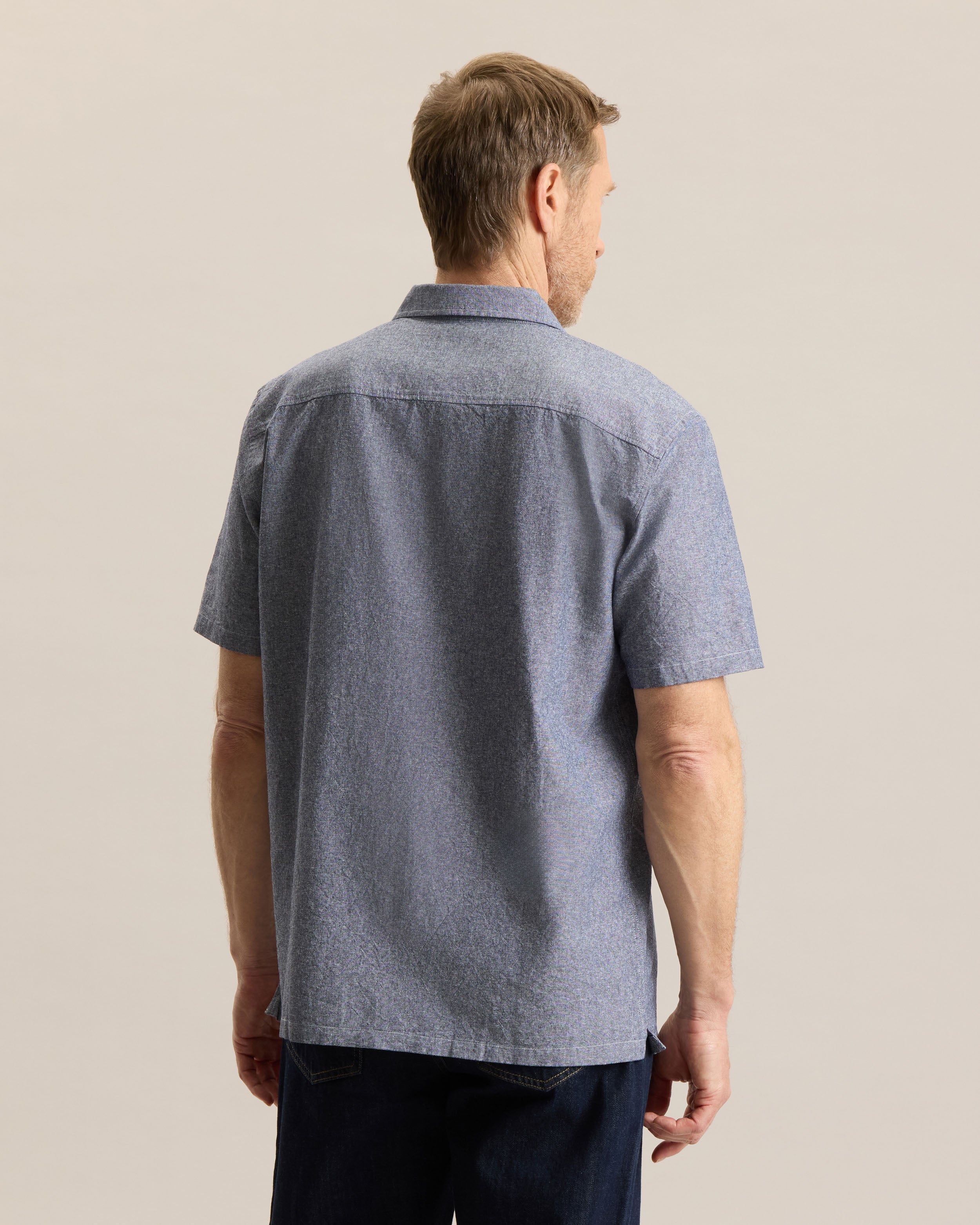 LINEN CHAMBRAY SHIRT