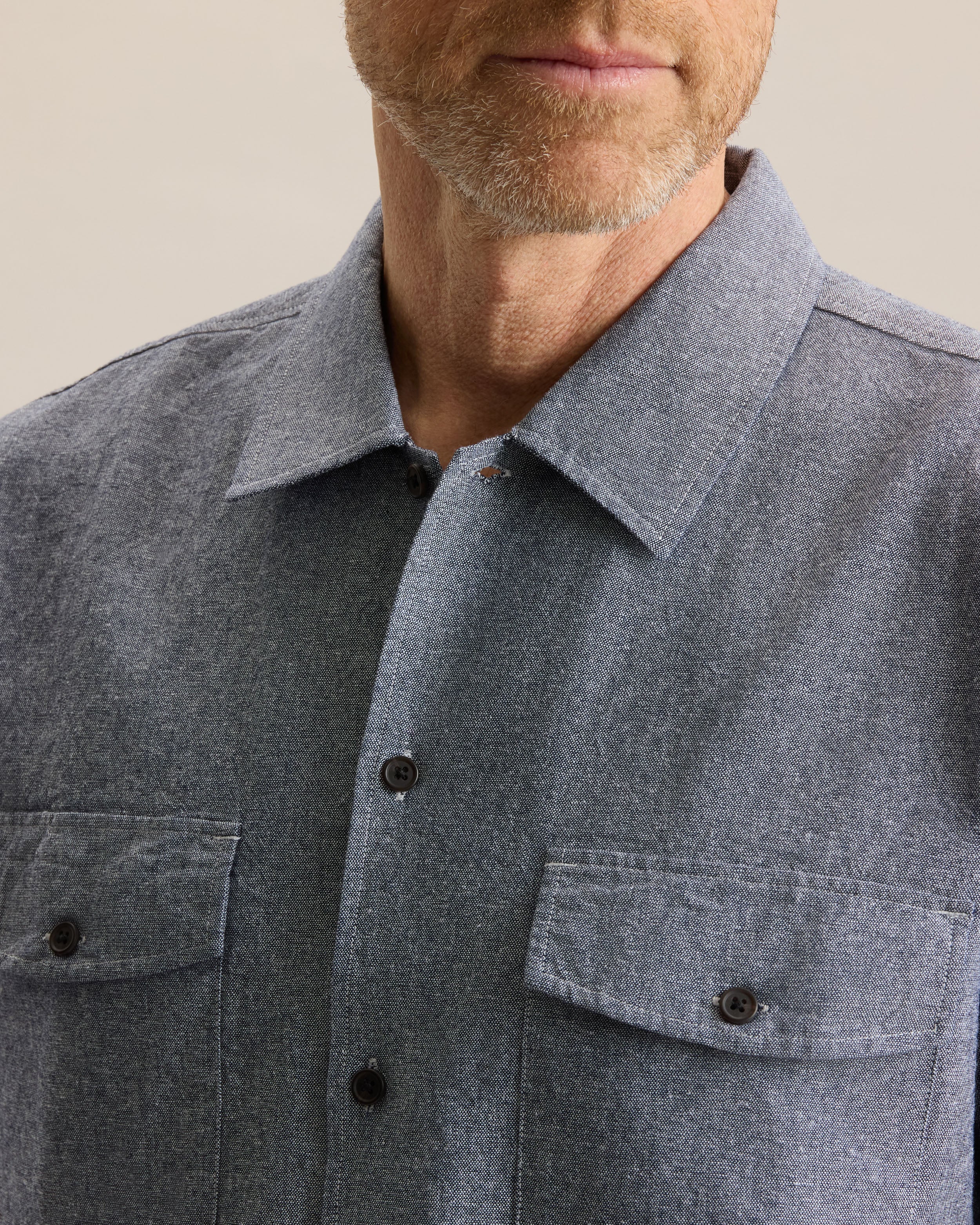 LINEN CHAMBRAY SHIRT