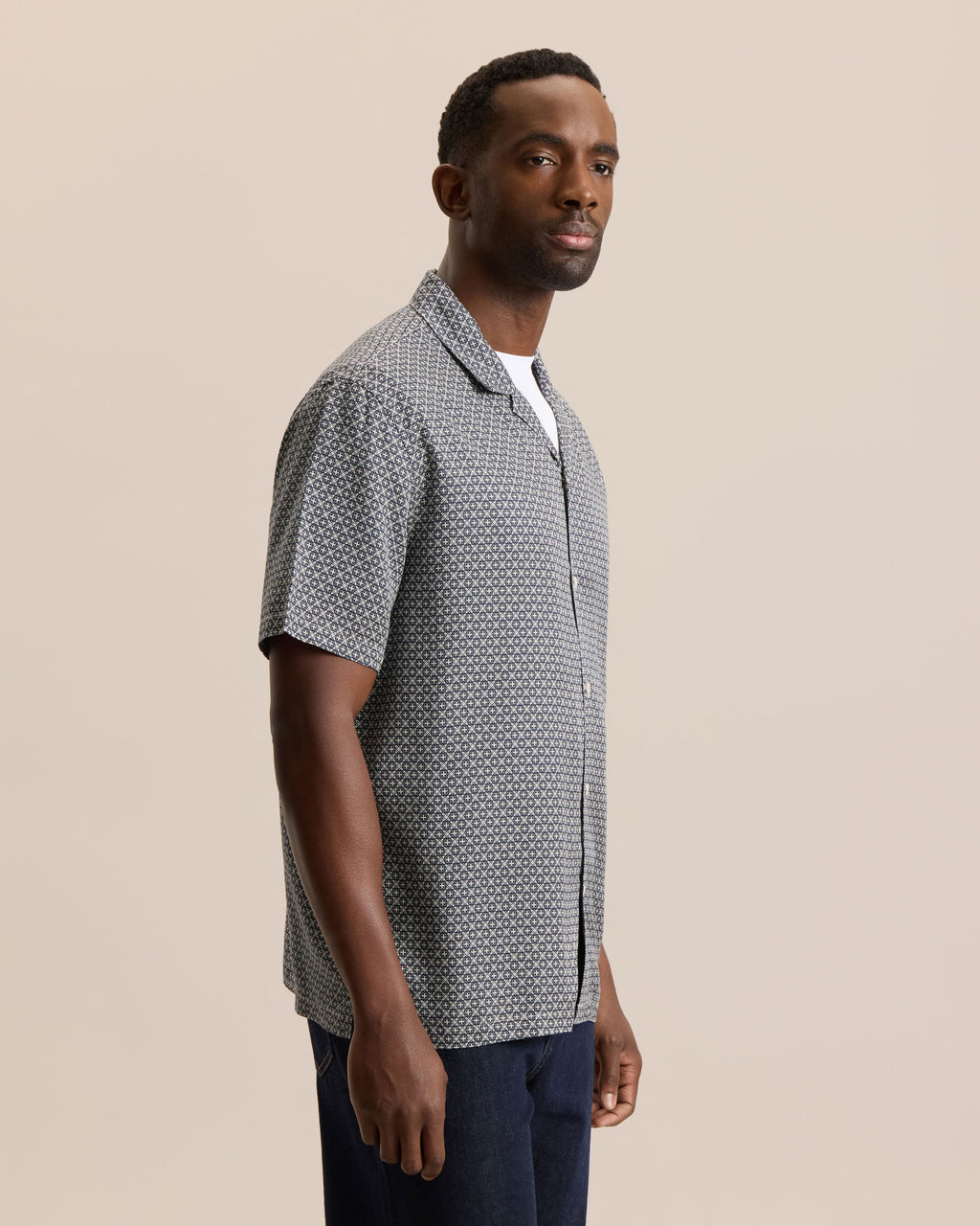PRINTED TENCEL™ LYOCELL RESORT SHIRT