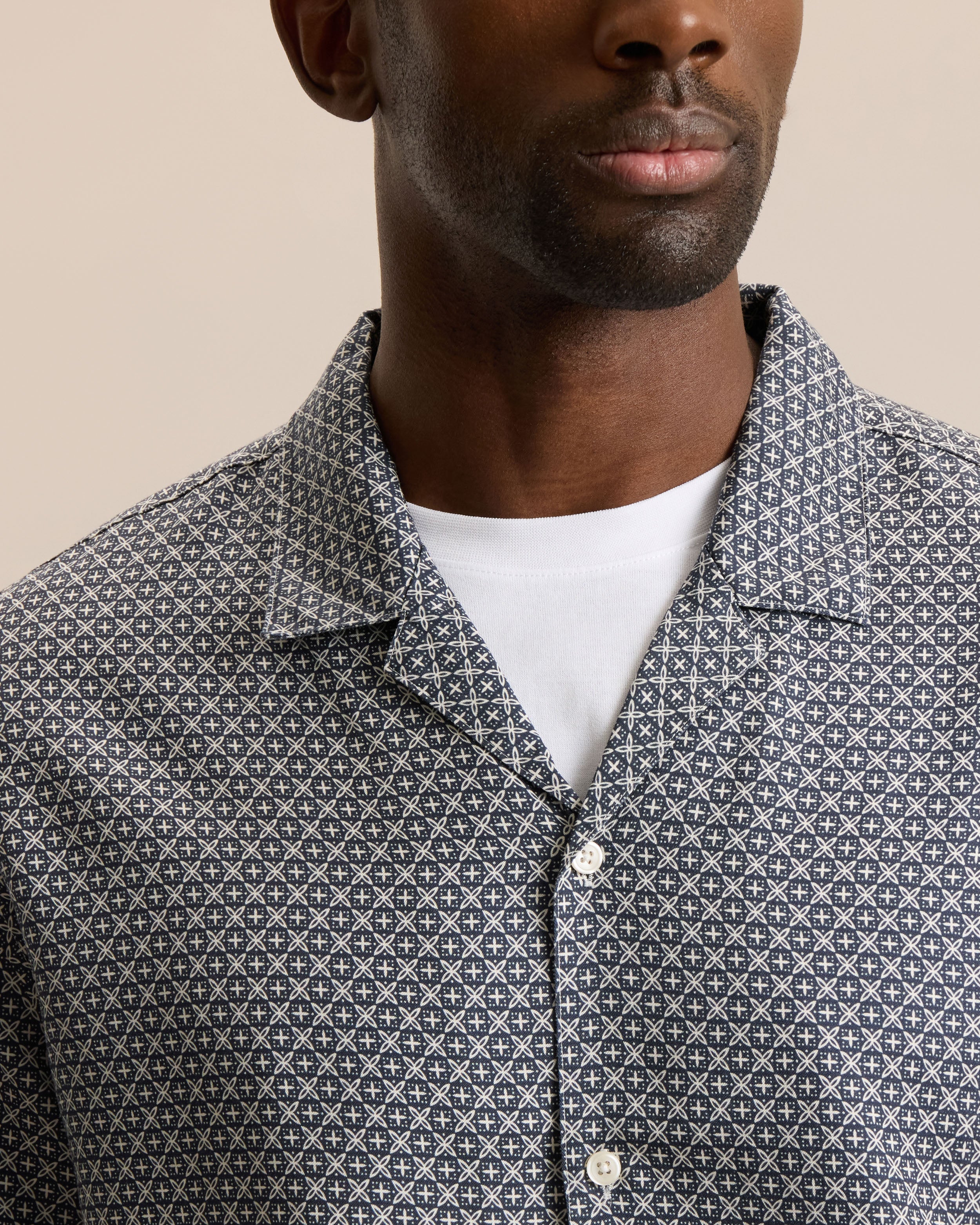 PRINTED TENCEL™ LYOCELL RESORT SHIRT