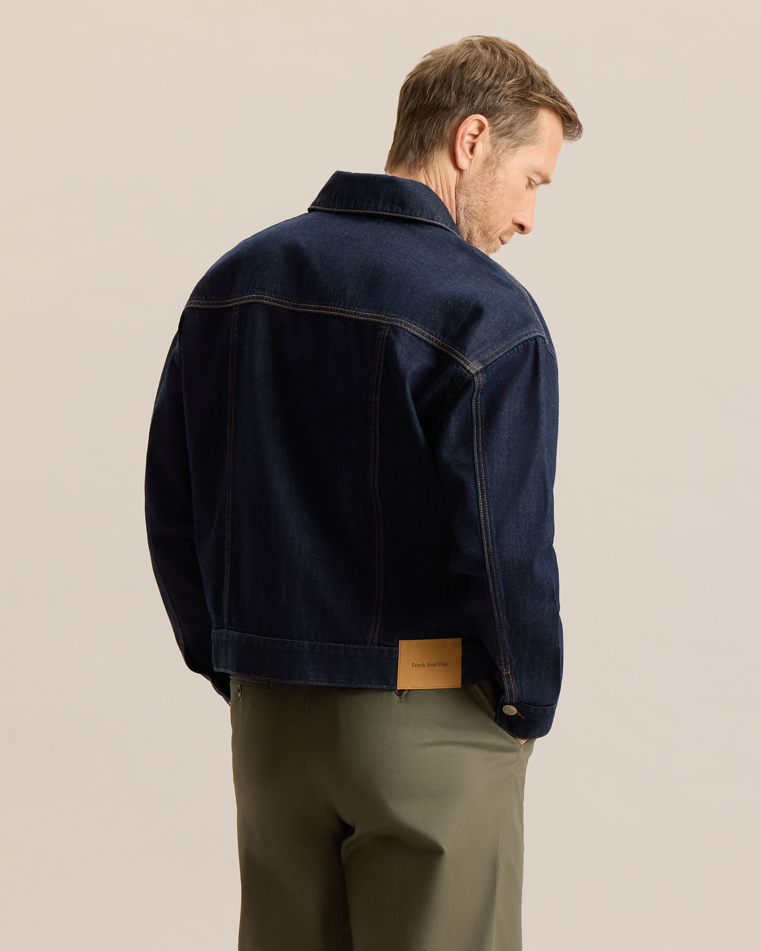 DARK INDIGO DENIM JACKET