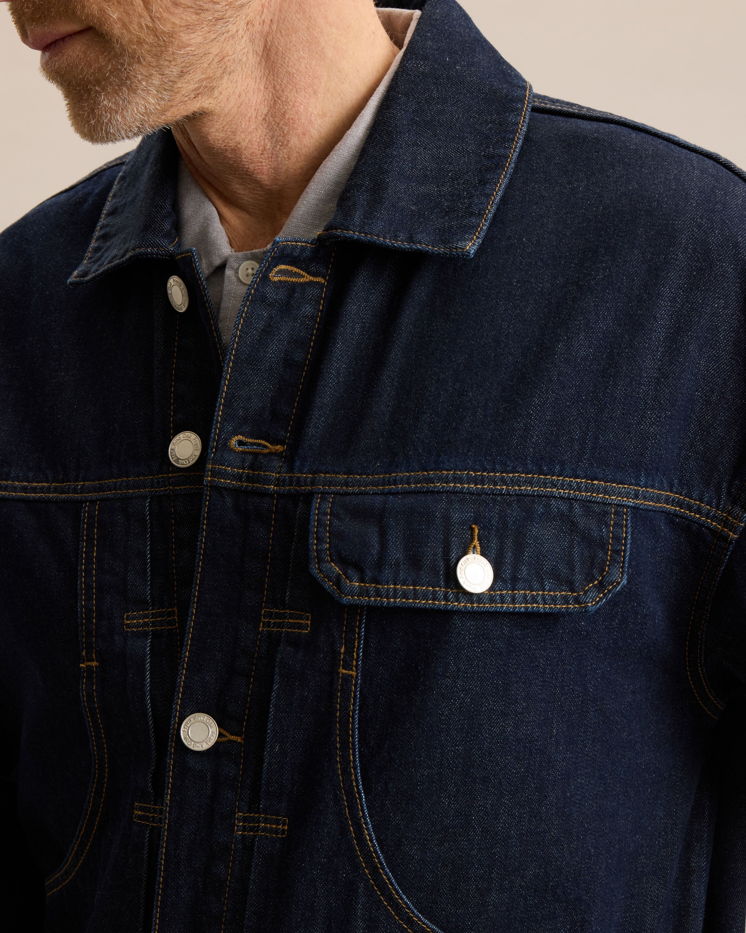 DARK INDIGO DENIM JACKET