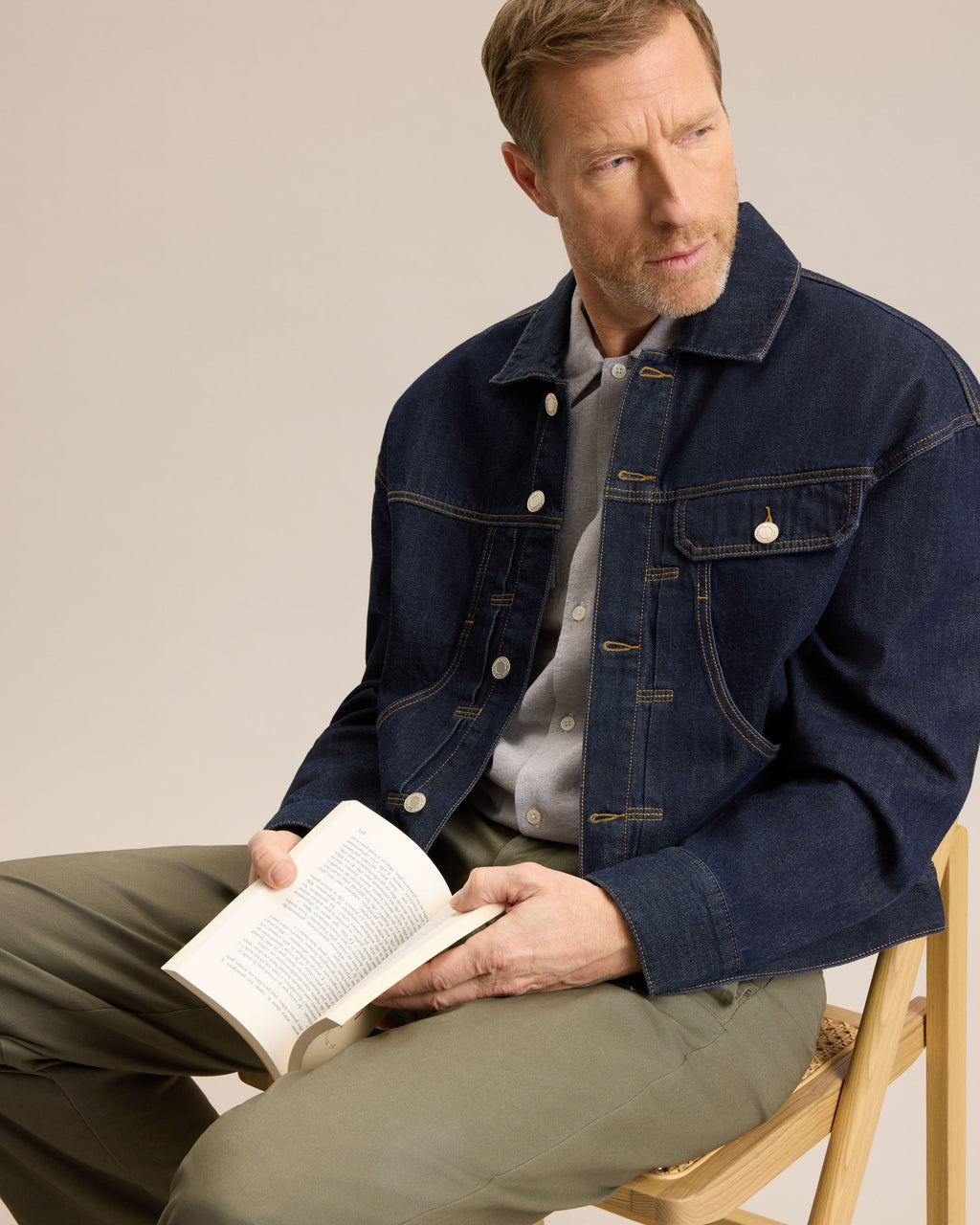 DARK INDIGO DENIM JACKET