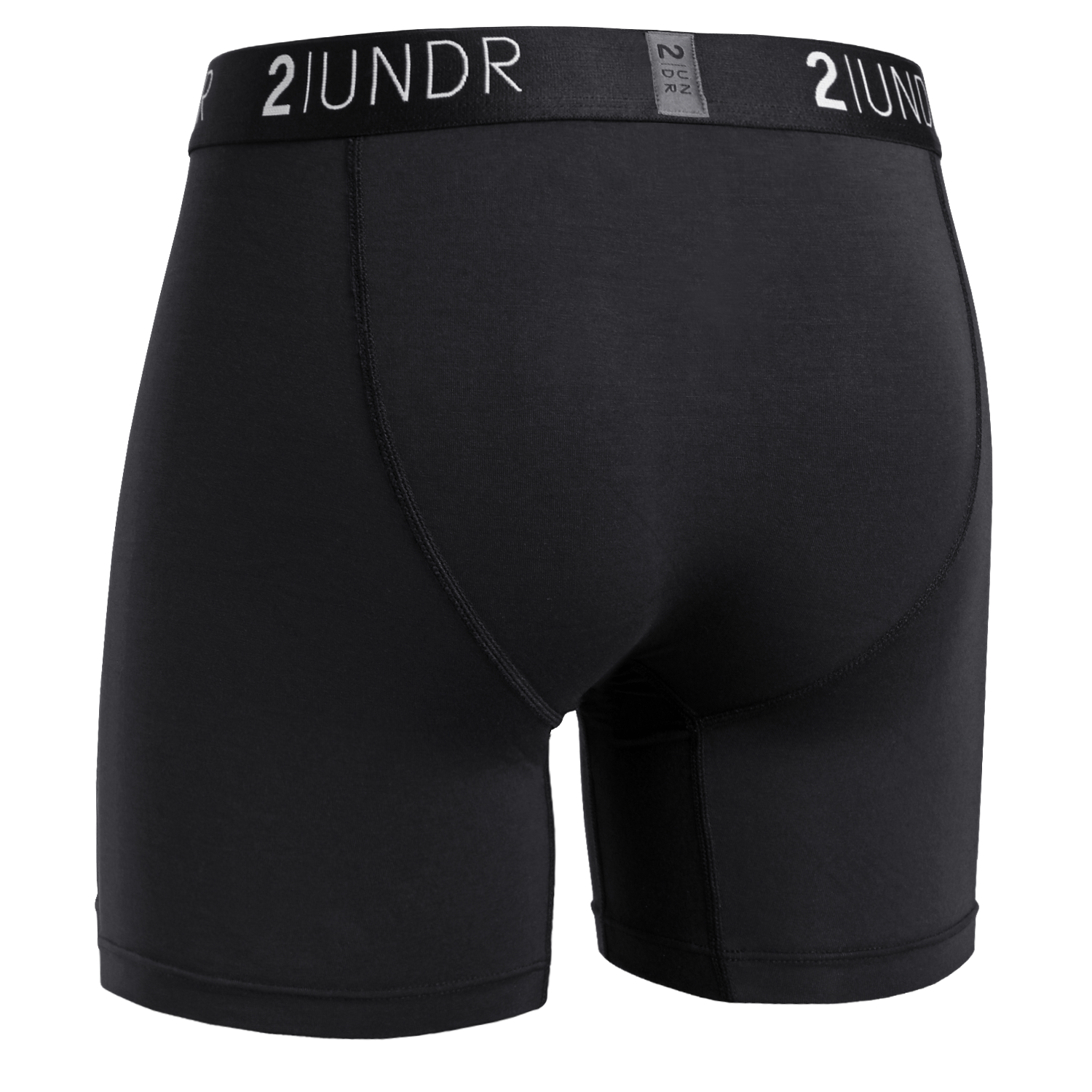Swing Shift 6" Boxer Brief - Black/Grey