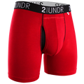 Swing Shift 6" Boxer Brief - Red/Red