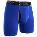 Swing Shift 6" Boxer Brief - Blue/Blue
