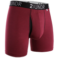 Swing Shift 6" Boxer Brief - Burgundy