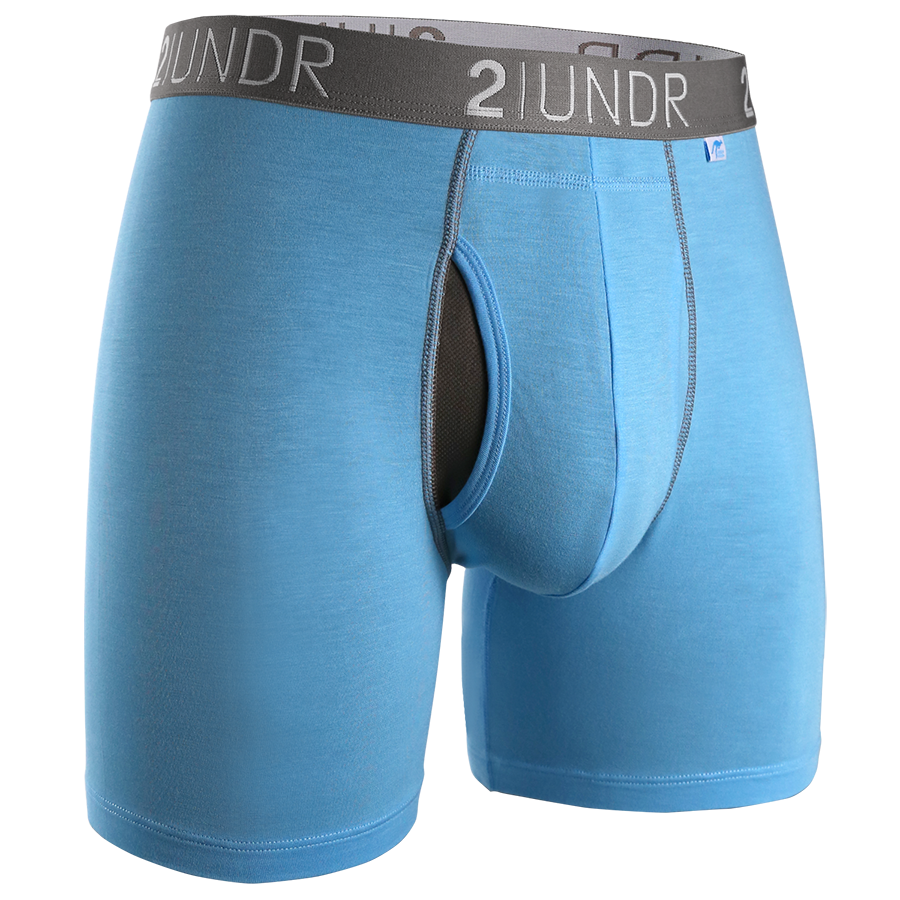 Swing Shift 6" Boxer Brief - Light Blue
