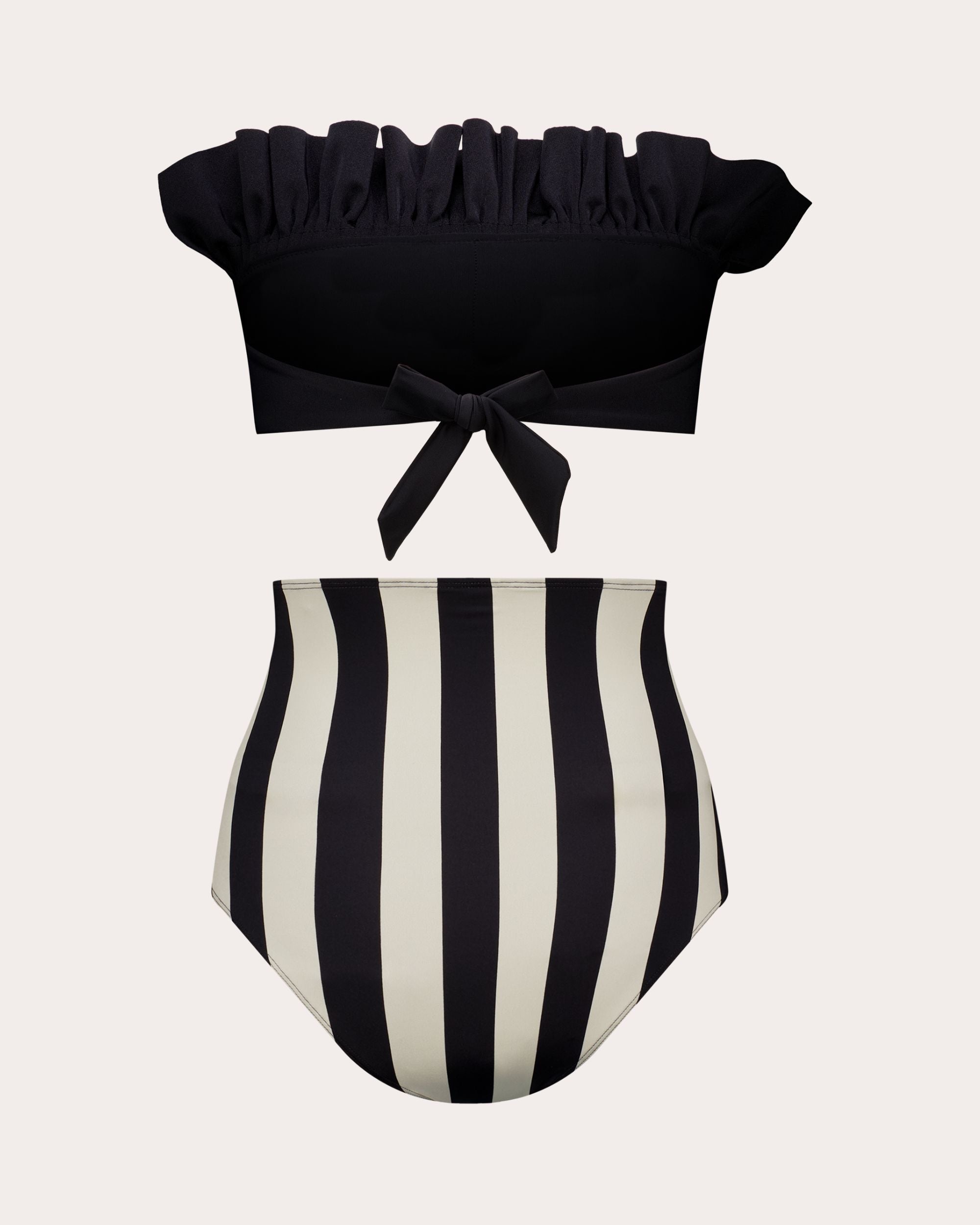 Ara Stripe High-Waist Bikini Brief