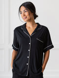 Women's Bamboo Stretch-Knit Short Sleeve Pajama Top - Wholesale