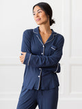 Women's Bamboo Stretch-Knit Long Sleeve Pajama Top TALL - Wholesale