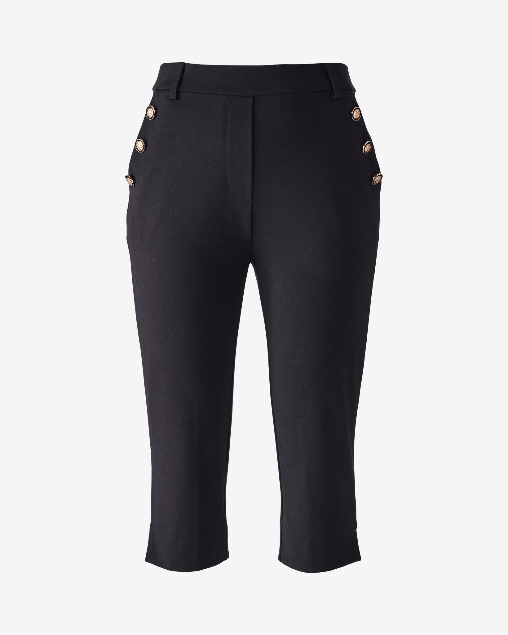 Ultimate Ponte Crest Button Capri Black
