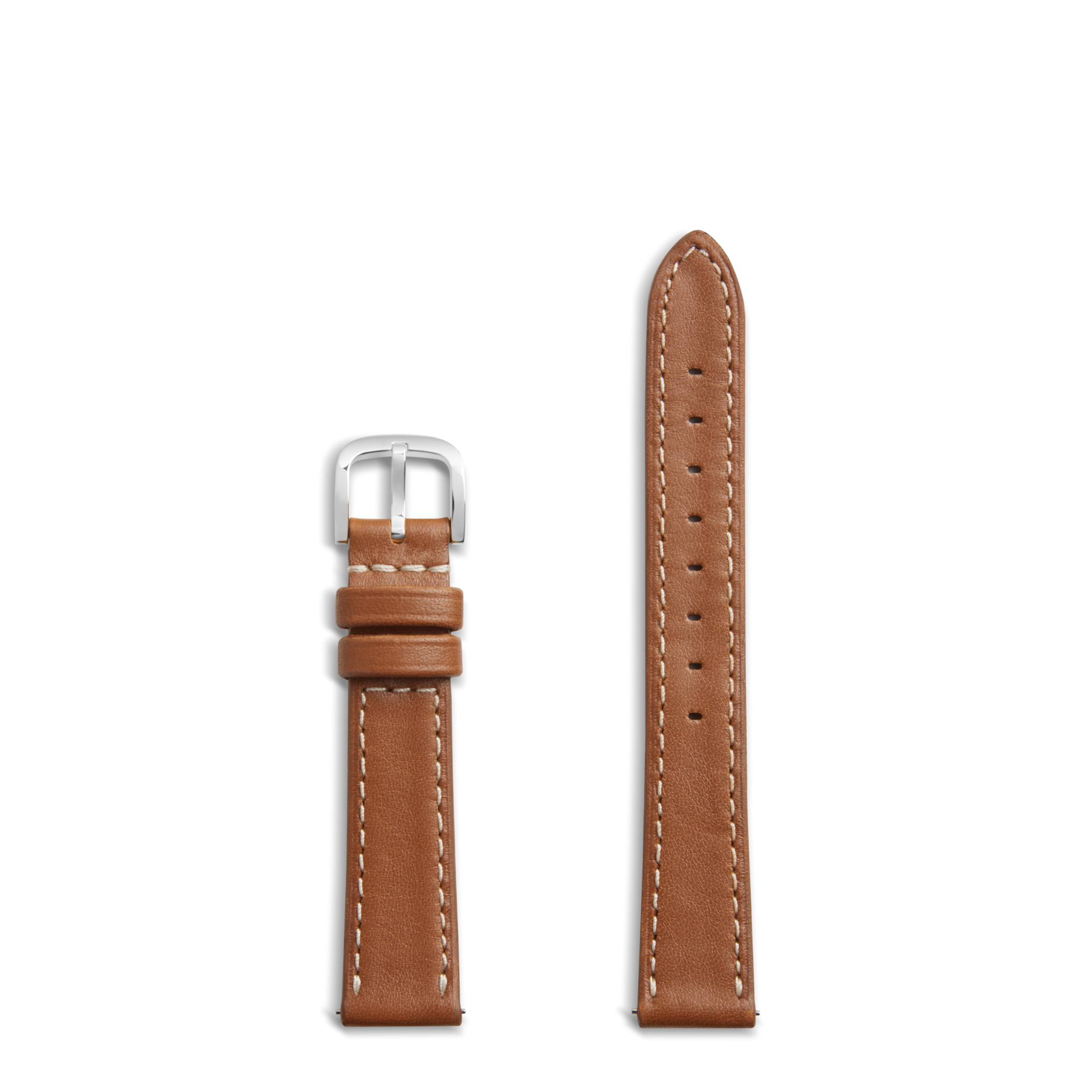 16mm Leather Watch Strap - Tan