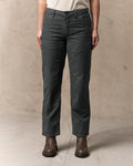 Women's Reverse Sateen Double Front Pants - Faded Black
