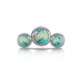 Three Opal Garland Earstud