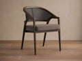 Aimee Dining Arm Chair in Mocha
