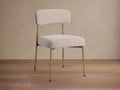 Billie Dining Chair in Antique Brass