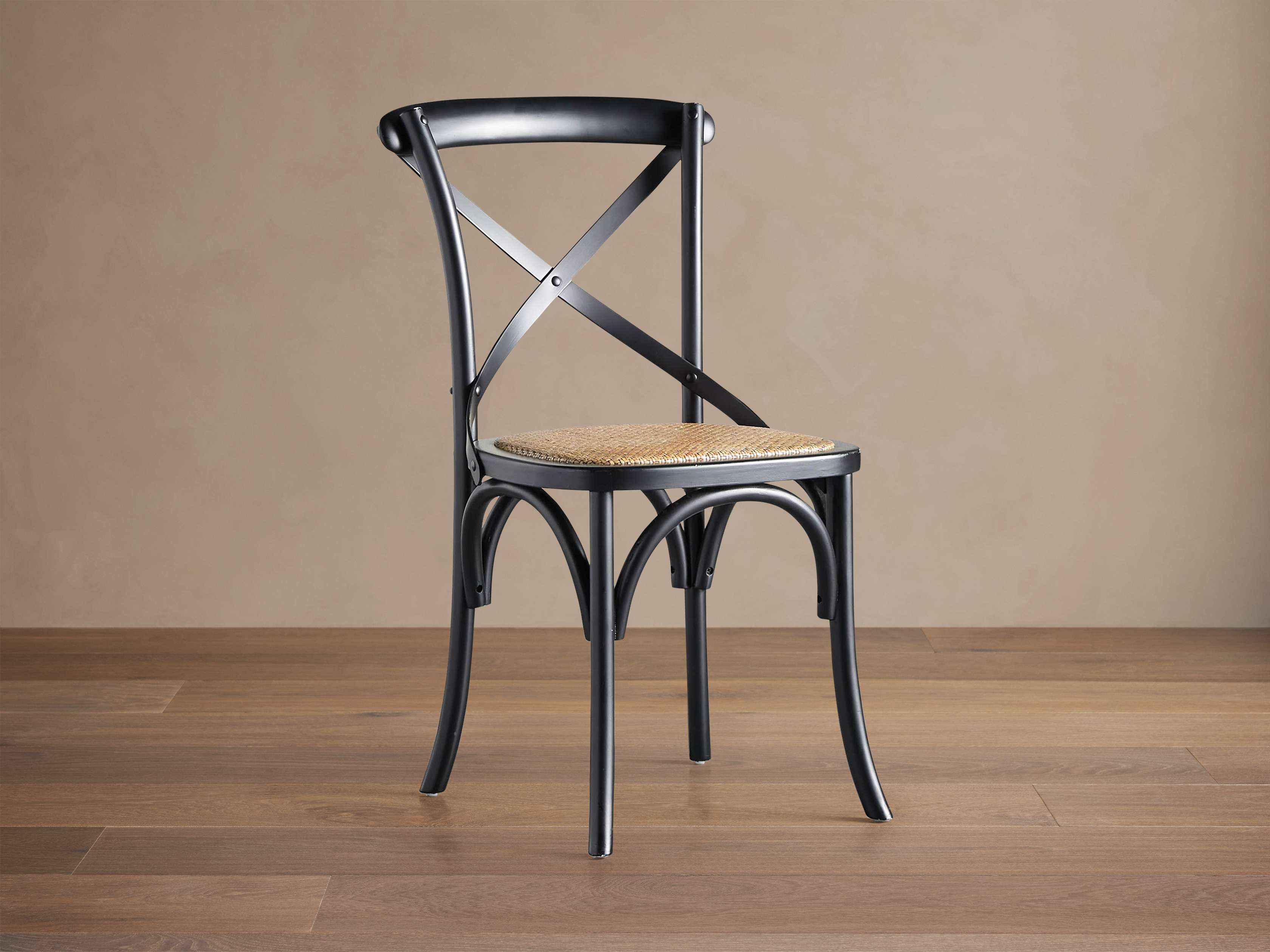 Cadence Dining Chair with Rattan Seat