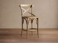Cadence Stool with Rattan Seat