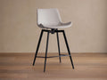Gage Faux Leather Swivel Stool