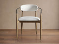 Jagger Dining Arm Chair in Natural with Oil Rubbed Bronze