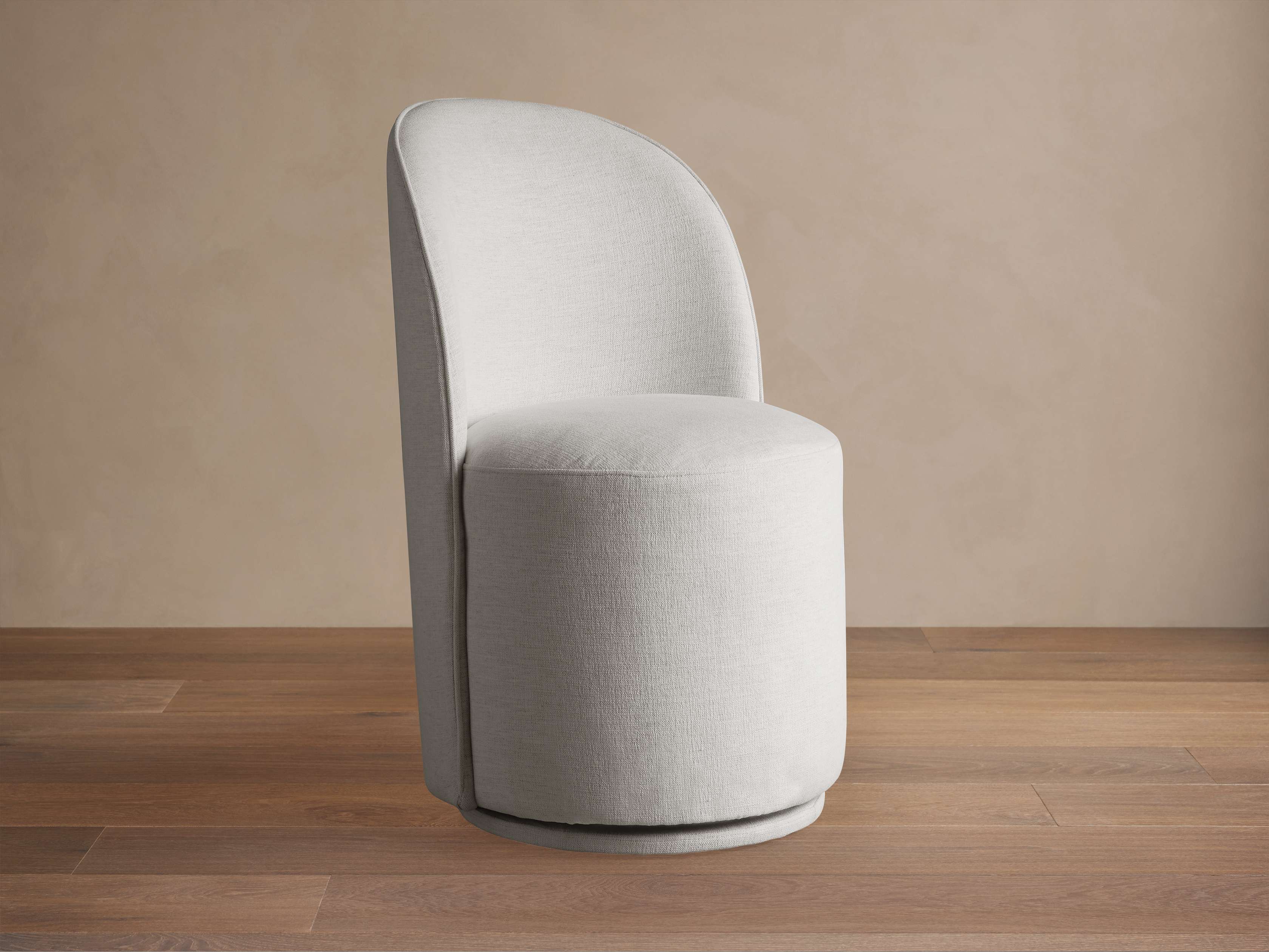 Kira Swivel Dining Chair in Nomad Snow
